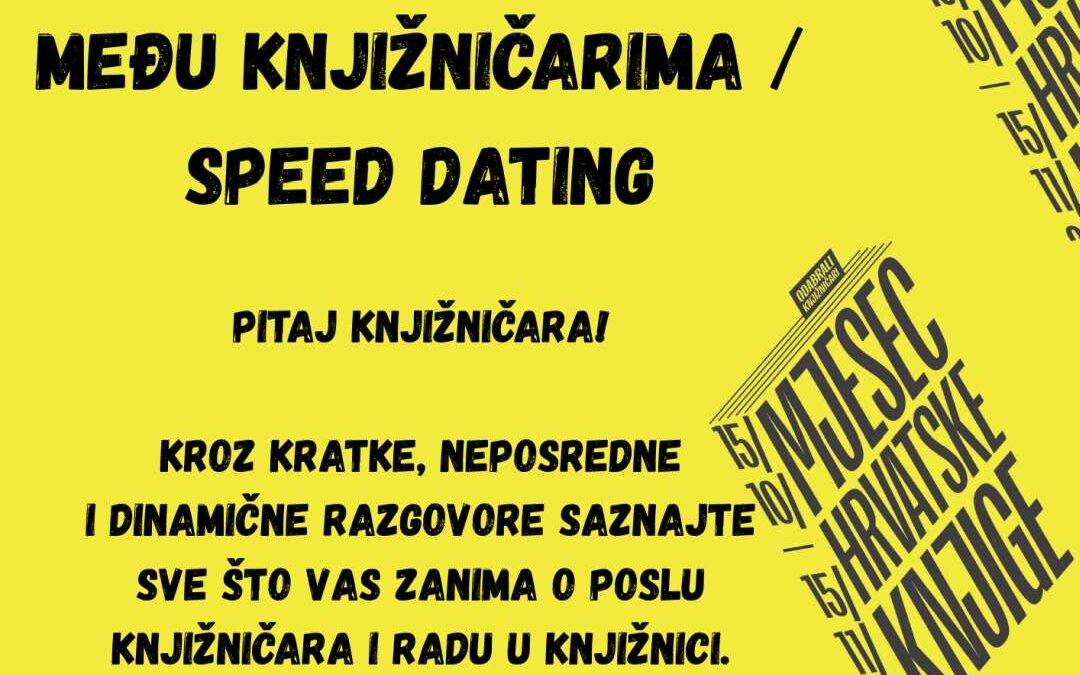 Učenici na “Speed datingu s knjižničarima”