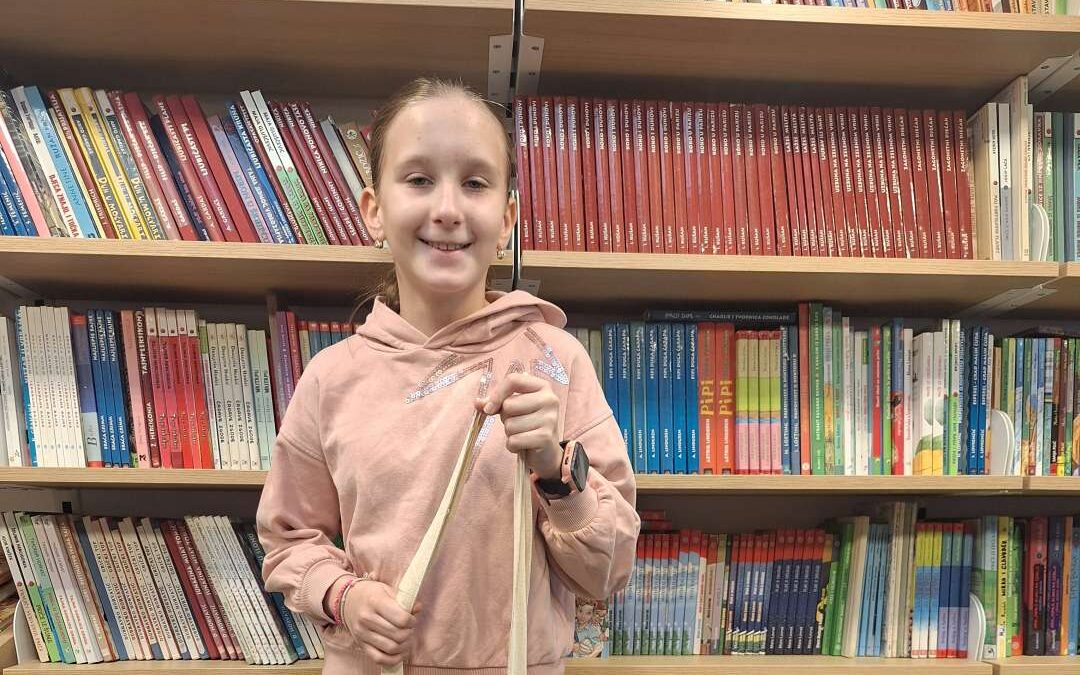 Učenica OŠ Dubovac sudjelovala u natječaju gradske knjižnice „Naš bibliobus“